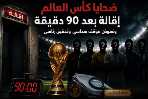  ضحايا كأس العالم.. إقالة بعد 90 دقيقة وسداسي مهدد وتحقيق رئاسي (صور)